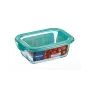 Rectangular Lunchbox with Lid Luminarc Keep'n Lagon 18,5 x 13 x 6,6 cm Turquoise 1,22 L Glass (6 Units) by Luminarc, Food sto...