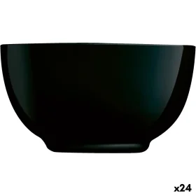 Bol Luminarc Diwali Noir Noir verre Verre trempé 14,5 cm (24 Unités) de Luminarc, Bols et tasses - Réf : S2709388, Prix : 62,...