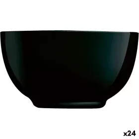 Bol Luminarc Diwali Noir Negro Vidrio Vidrio templado 14,5 cm (24 Unidades) de Luminarc, Cuencos y tazones - Ref: S2709388, P...