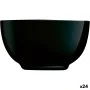 Bowl Luminarc Diwali Noir Black Glass Tempered glass 14,5 cm (24 Units) by Luminarc, Bowls and large cups - Ref: S2709388, Pr...