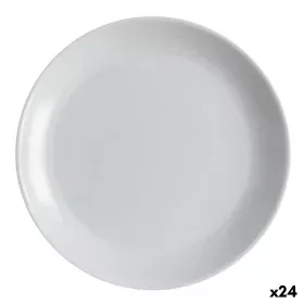 Piatto da pranzo Luminarc Diwali Granit Grigio Vetro Vetro temperato 25 cm (24 Unità) di Luminarc, Piatti e teglie - Rif: S27...