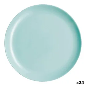 Flat plate Luminarc Diwali Turquoise Glass (25 cm) (24 Units) by Luminarc, Plates and dishes - Ref: S2709431, Price: 51,80 €,...