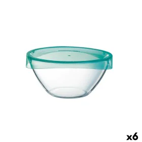 Salad Bowl Luminarc Keep'n Lagon Transparent With lid Glass Ø 17 cm (6 Units) by Luminarc, Bowls and large cups - Ref: S27094...