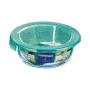 Round Lunch Box with Lid Luminarc Keep'n Lagon Turquoise 420 ml 11,5 x 5,4 cm Glass (6 Units) by Luminarc, Food storage - Ref...