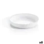 Recipiente de Cozinha Luminarc Trianon Oval Branco Vidro (Ø 26 cm) (6 Unidades) de Luminarc, Pratos e fontes - Ref: S2709457,...