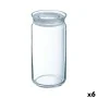 Tarro Luminarc Pav Transparente Silicona Vidrio (1,5 L) (6 Unidades) de Luminarc, Botes herméticos y accesorios - Ref: S27095...