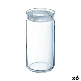 Bocal Luminarc Pav Transparent Silicone verre (1,5 L) (6 Unités) de Luminarc, Bocaux hermétiques et accessoires - Réf : S2709...