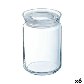 Tarro Luminarc Pav Transparente Silicona Vidrio 750 ml (6 Unidades) de Luminarc, Botes herméticos y accesorios - Ref: S270958...