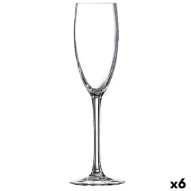 Coupe de champagne Ebro Transparent verre (160 ml) (6 Unités) de BigBuy Home, Coupes à champagne - Réf : S2709599, Prix : 17,...