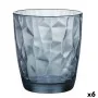 Glass Bormioli Rocco Diamond Blue Glass (390 ml) (6 Units) by Bormioli Rocco, Tumblers - Ref: S2709686, Price: 11,33 €, Disco...