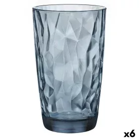 Vaso Bormioli Rocco Azul Vidrio (470 ml) (6 Unidades) de Bormioli Rocco, Vasos de agua y de whisky - Ref: S2709693, Precio: 1...