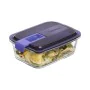 Boîte à lunch hermétique Luminarc Easy Box Bleu verre (6 Unités) (820 ml) de Luminarc, Stockage des aliments - Réf : S2709833...