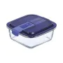 Boîte à lunch hermétique Luminarc Easy Box Bleu verre (760 ml) (6 Unités) de Luminarc, Stockage des aliments - Réf : S2709837...