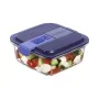 Boîte à lunch hermétique Luminarc Easy Box Bleu verre (760 ml) (6 Unités) de Luminarc, Stockage des aliments - Réf : S2709837...