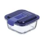 Lancheira Hermética Luminarc Easy Box Azul Vidro (380 ml) (6 Unidades) de Luminarc, Armazenamento de alimentos - Ref: S270983...