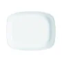 Serving Platter Luminarc Smart Cuisine Rectangular White Glass 33 x 27 cm (6 Units) by Luminarc, Plates and dishes - Ref: S27...