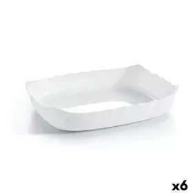 Teglia da Cucina Luminarc Smart Cuisine Rettangolare Bianco Vetro 29 x 30 cm (6 Unità) di Luminarc, Piatti e teglie - Rif: S2...