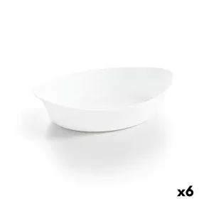 Recipiente de Cozinha Luminarc Smart Cuisine Oval Branco Vidro 25 x 15 cm (6 Unidades) de Luminarc, Pratos e fontes - Ref: S2...