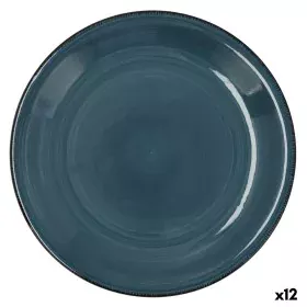 Plato Llano Quid Vita Cerámica Azul (Ø 27 cm) (12 Unidades) de Quid, Platos y fuentes - Ref: S2709887, Precio: 44,17 €, Descu...