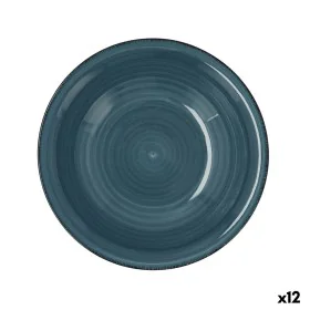 Assiette creuse Quid Vita Céramique Bleu (ø 21,5 cm) (12 Unités) de Quid, Plats et plateaux - Réf : S2709891, Prix : 35,49 €,...