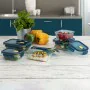 Porta pranzo Ermetico Quid Astral Rettangolare 1,04 L Azzurro Vetro (6 Unità) di Quid, Conservazione di alimenti - Rif: S2709...