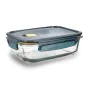 Lunchbox hermetisch Quid Astral rechteckig 1,04 L Blau Glas (6 Stück) von Quid, Lagerung von Lebensmitteln - Ref: S2709904, P...