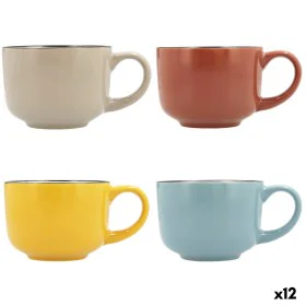 Tasse Quid Frappe Céramique Multicouleur (400 ml) (12 Unités) de Quid, Tasses - Réf : S2709951, Prix : 33,55 €, Remise : %