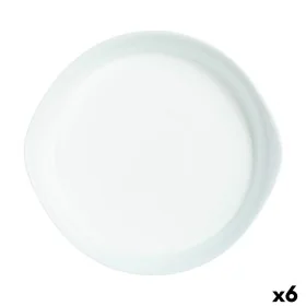 Serving Platter Luminarc Smart Cuisine Circular White Glass Ø 28 cm (6 Units) by Luminarc, Plates and dishes - Ref: S2709956,...