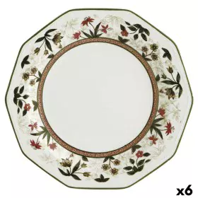 Assiette plate Queen´s By Churchill Assam Floral Céramique Vaisselle Ø 27 cm (6 Unités) de Queen´s, Plats et plateaux - Réf :...