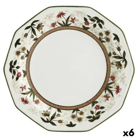 Piatto da pranzo Queen´s By Churchill Assam Floreale Ceramica servizio di piatti Ø 27 cm (6 Unità) di Queen´s, Piatti e tegli...