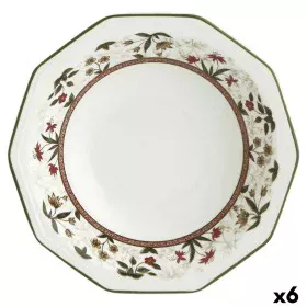 Assiette creuse Queen´s By Churchill Assam Floral Céramique Vaisselle Ø 20,5 cm (6 Unités) de Queen´s, Plats et plateaux - Ré...