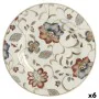 Dessert Dish Queen´s By Churchill Jacobean Floral Ceramic China crockery 21,3 cm (6 Units) by Queen´s, Plates and dishes - Re...