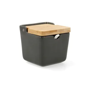 Sugar Bowl Quid Tu Y Yo Ceramic Grey 10 x 10 x 11 cm by Quid, Sugar and milk - Ref: S2709995, Price: 8,92 €, Discount: %