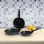 Set of pans Bidasoa Horizonte 3 Pieces Toughened aluminium by Bidasoa, Frying pan and saucepan sets - Ref: S2710034, Price: 3...