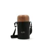 Travel thermos flask Quid Cocco Black Metal 750 ml Food by Quid, Thermos flasks - Ref: S2710069, Price: 14,10 €, Discount: %