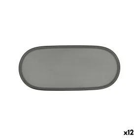 Snack tray Bidasoa Gio Grey Plastic 28 x 12 cm (12 Units) by Bidasoa, Plates and dishes - Ref: S2710094, Price: 75,01 €, Disc...