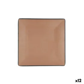 Assiette plate Bidasoa Gio 21,5 x 21,5 cm Marron Plastique de Bidasoa, Plats et plateaux - Réf : S2710120, Prix : 82,50 €, Re...