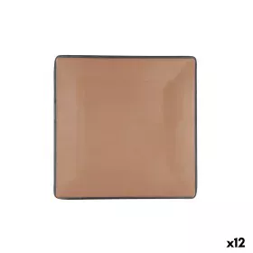 Assiette plate Bidasoa Gio 21,5 x 21,5 cm Marron Plastique de Bidasoa, Plats et plateaux - Réf : S2710120, Prix : 87,12 €, Re...