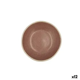 Bowl Bidasoa Gio Ceramic Brown 12 x 3 cm (12 Units) by Bidasoa, Plates and dishes - Ref: S2710132, Price: 29,85 €, Discount: %