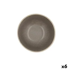 Bol Bidasoa Gio 15 x 4 cm Céramique Gris (6 Unités) de Bidasoa, Plats et plateaux - Réf : S2710146, Prix : 22,13 €, Remise : %