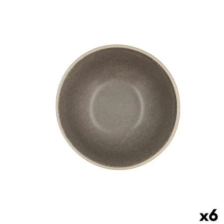 Bol Bidasoa Gio 15 x 4 cm Cerámica Gris (6 Unidades) de Bidasoa, Platos y fuentes - Ref: S2710146, Precio: 22,13 €, Descuento: %