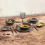 Bowl Bidasoa Gio 15 x 12,5 x 4 cm Ceramic Grey (6 Units) by Bidasoa, Plates and dishes - Ref: S2710152, Price: 22,65 €, Disco...