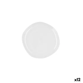 Flat plate Ariane Earth Ceramic White Ø 21 cm (12 Units) by Ariane, Plates and dishes - Ref: S2710172, Price: 69,37 €, Discou...