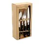 Cutlery Set Lou Laguiole Comptoir Black Metal 24 Pieces by Lou Laguiole, Cutlery sets - Ref: S2710297, Price: 19,55 €, Discou...