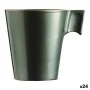 Mug Luminarc Flashy Green 80 ml Glass (24 Units) by Luminarc, Cups - Ref: S2710350, Price: 79,19 €, Discount: %