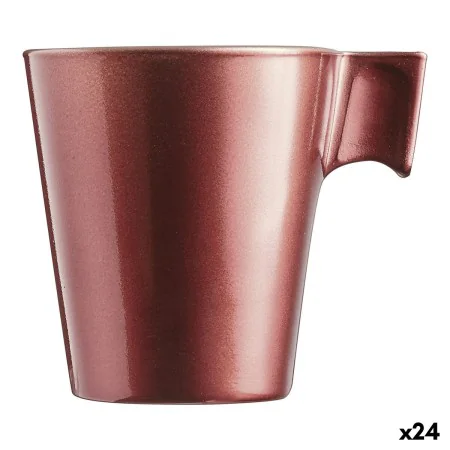 Mug Luminarc Flashy Red 80 ml Glass (24 Units) by Luminarc, Cups - Ref: S2710362, Price: 79,19 €, Discount: %