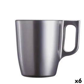 Taza Mug Luminarc Flashy Morado 250 ml Vidrio (6 Unidades) de Luminarc, Tazas - Ref: S2710364, Precio: 22,03 €, Descuento: %