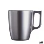 Mug Luminarc Flashy Purple 250 ml Glass (6 Units) by Luminarc, Cups - Ref: S2710364, Price: 22,03 €, Discount: %