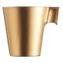 Taza Luminarc Flashy Dorado 80 ml Vidrio de Luminarc, Tazas - Ref: S2710366, Precio: 83,64 €, Descuento: %