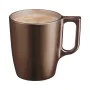 Mug Luminarc Flashy Brown 250 ml Glass (6 Units) by Luminarc, Cups - Ref: S2710384, Price: 22,03 €, Discount: %